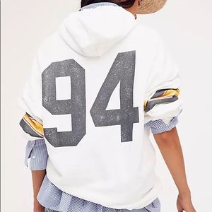 Free People x Daydreamer Vintage Varsity Hoodie